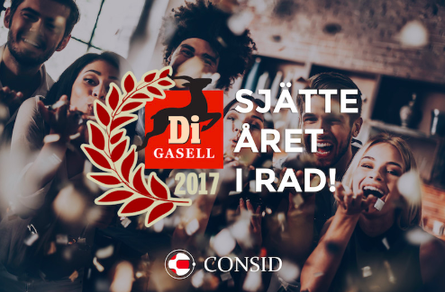 Consid är Di gasell 2017 för sjätte året i rad
